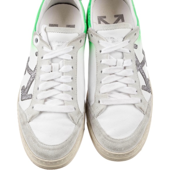 •   Off-White c/o Virgil Abloh Cup Sole 1.0 Low Top Sneakers . Women size 7 - Picture 2 of 6